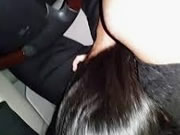 My asiático GF Sucking Me While I Drive